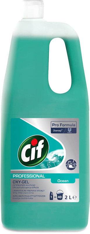 Миючий засіб CIF Pro Formula Oxy-Gel Ocean Активний кисень, 2 л